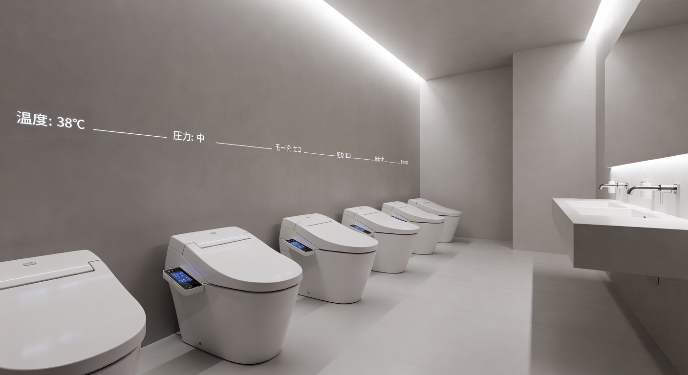 Modern Japanese minimalist bathroom
